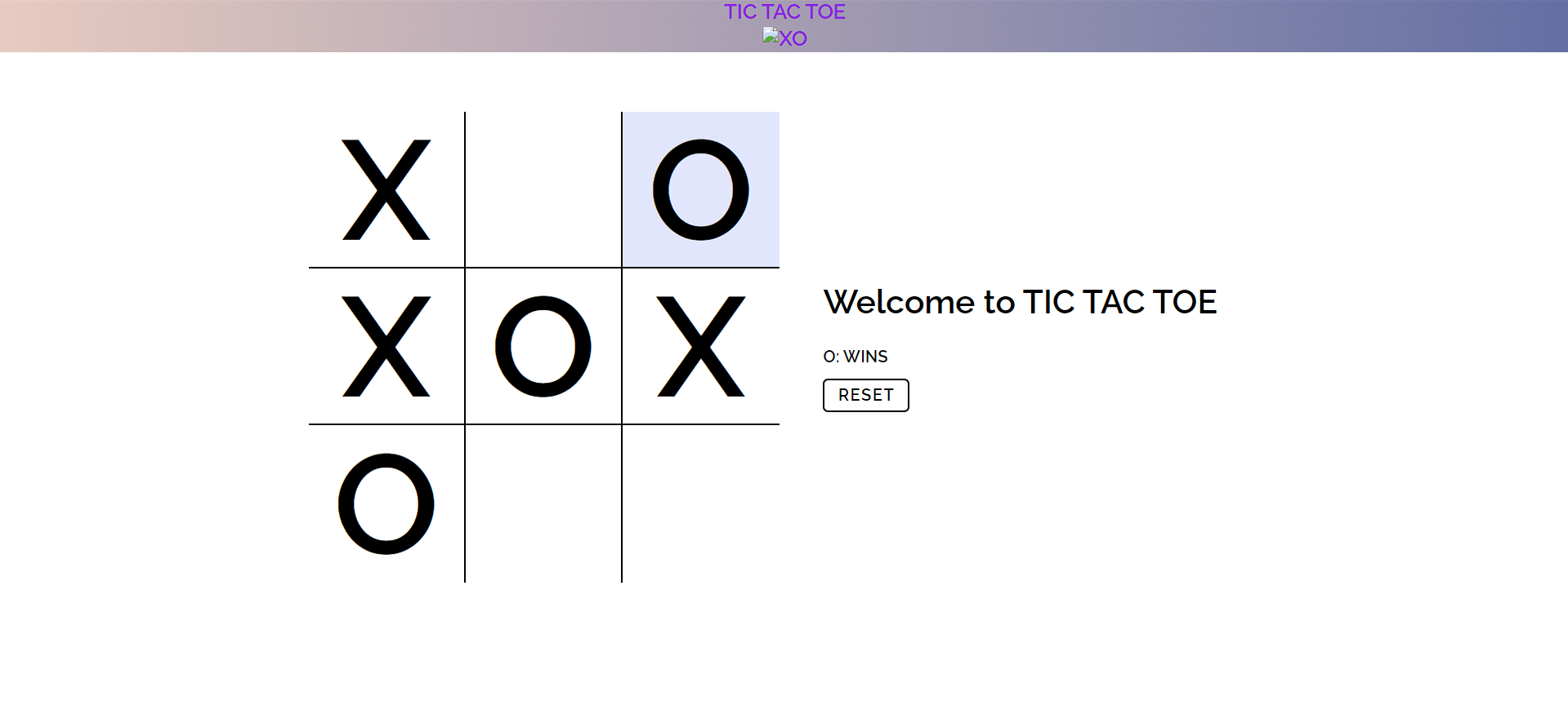 Tik-Tac-Toe.